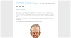 Desktop Screenshot of marshdavies.com